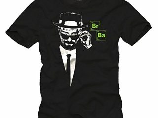 Camiseta Negra Hombre - BR Ba - Breaking Bad M