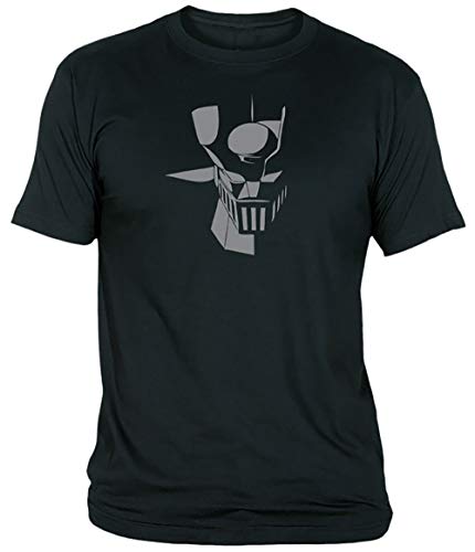 Camisetas EGB Camiseta Mazinger Z Adulto/niño ochenteras 80´s Retro (Negro, L)