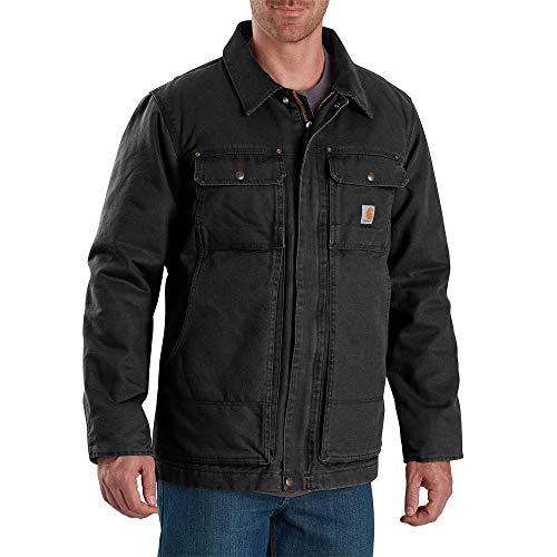 Carhartt Men's Full Swing Traditional Coat, Black, X-Large