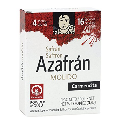 CARMENCITA azafrán molido caja 4 sobres
