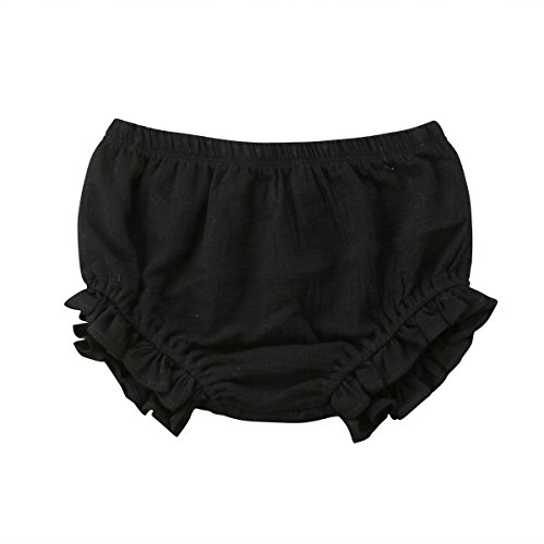 Carolilly Bermudas Bebé de Algodón Pantalones Cortos para Niña Ropa Interior Shorts Verano para Baby Girl (9 Meses-5 Años)