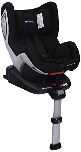 Casualplay Bi-Care Fix - Asiento de coche negro Black on Grey Shell