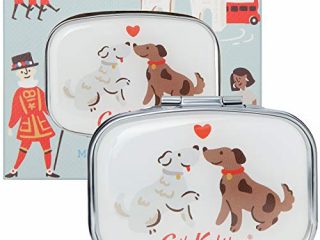 Cath Kidston Beauty London Compact Travel Mirror - Bálsamo labial para el cuidado en caja de regalo