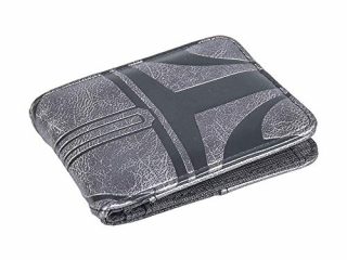CERDÁ LIFE'S LITTLE MOMENTS Hombre Cartera The Mandalorian-Licencia Oficial Star Wars, Gris, Pequeño