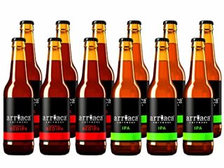 Cerveza Artesana Arriaca Pack Degustación"El Fuerte" 6 IPA + 6 IMPERIAL RED IPA (Botella 12 x 33cl)