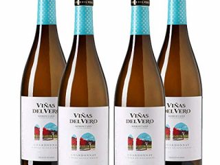Chardonnay Viñas del Vero - Vino blanco de 75 cl - D.O. Somontano - Bodegas Gonzalez Byass (Pack de 4 botellas)