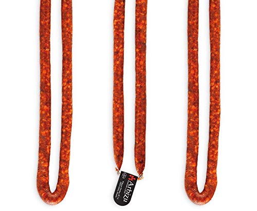 Chistorra de Arbizu la Autentica - Chistorra de Navarra - Chistorra Fruto de una Elaboración Tradicional - La Chistorra de Arbizu se elabora con carne de cerdo (Lote 3 Chistorras)