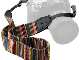 chmete Bohemia Vintage cámara universal ajustable videocámara hombro correa de cuello cinturón con arnés adaptador se adapta para DSLR Cámara