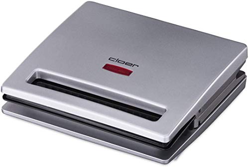 Cloer 6219 Sandwichera - 900 W, 230 V, 205 x 230 x 85 mm, Cromo