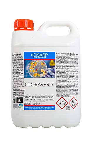 CLORAVERD SOLUCIÓN DE HIPOCLORITO APTA PARA USO ALIMENTARIO ENVASE 5L