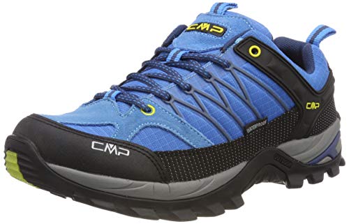 CMP Rigel Low Trekking Shoe WP, Zapatillas de Senderismo Hombre, Indigo-Marine, 43 EU