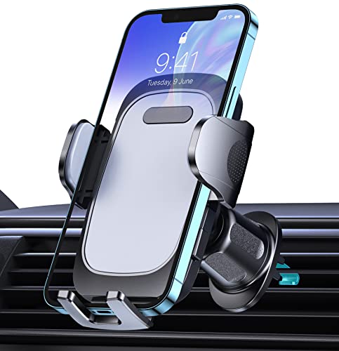 Cocoda Soporte Móvil Coche, [Estable contra Caídas] Universal Sujeta Movil Coche para Rejilla del Aire Ventilación, 360° Rotación Porta Teléfono Coche con iPhone 13 Pro Max/13/12/11, Samsung y Más