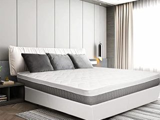 Colchón Matrimonial King Size viscoelástico 100% Fabricado en Italia |Ortopédico de firmeza Media | Sistema de Alivio de Punto de presión | Hipoalergénico, Antibacteriano y antiácaros | 180 X 200