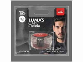 Colorante en Polvo Comestible - Para Repostería, Decoración de Pasteles y Tartas - 3 G (Rojo)