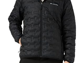 Columbia Delta Ridge Down Hooded , Chaqueta de plumas con capucha Hombre, Negro (BLACK), L