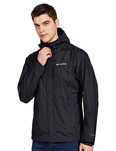 Columbia Pouring Adventure II , Chaqueta impermeable Hombre, Negro (BLACK), M