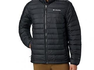 Columbia Powder Lite , Chaqueta Hombre, Negro (BLACK), S