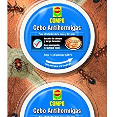 Compo Cebo antihormigas, Control de hormigas en el interior del hogar y alrededor de edificios, terrazas y patios, 2 unidades de 4.9 g