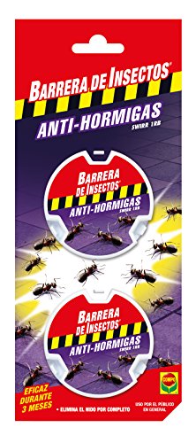 Compo Repelente Barrera de Insectos Cebo antihormigas, Control de Hormigas en el salón, Comedor y terraza, 2 Unidades de 10 g (2069902011)