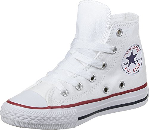 Converse Chucks 3J253 niños AS HI Can Blanco Blanco, Converse Kinder Schuhe:35