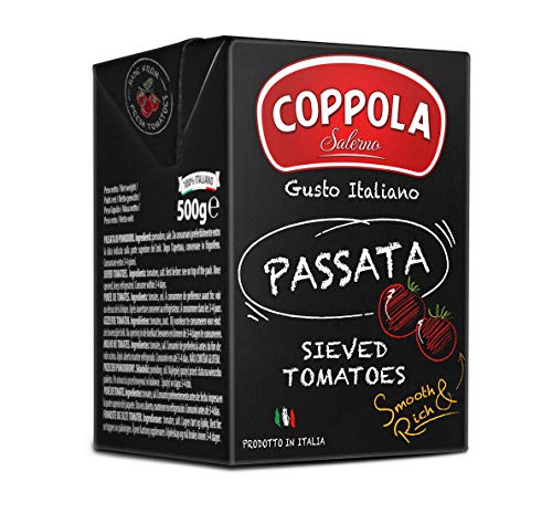 Coppola Passata, Salsa de tomate, Tetra pack 500g (Caja de 6)