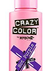 Crazy Color, Coloración semipermanente (color Hot Purple, nº 62), 100 ml