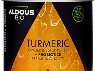 Cúrcuma con Jengibre y Pimienta Negra con PROBIÓTICOS | 1520mg | 250 Cápsulas | Cúrcuma en Cápsulas con Curcumina y Piperina | Antiinflamatorio Natural | Fórmula Avanzada | Certificación Ecológica