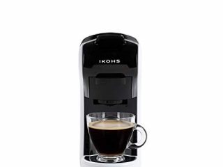 CREATE Máquina de Café Espresso Italiano - Cafetera Multi Cápsulas Compatible Nespresso 3 en 1, 19 Bares con 2 Programas de Café, deposito extraíble, 0,6 L, 1450 W (Blanco)