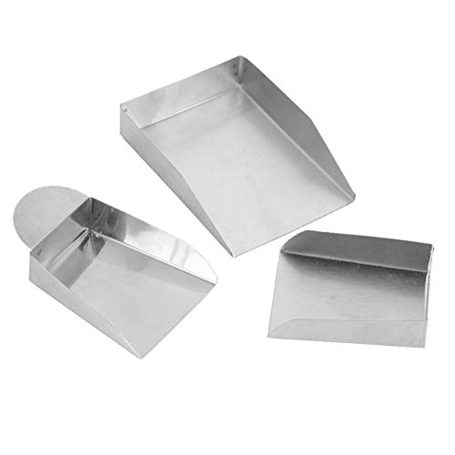 Cuchara de joyería, 3 piezas de tamaño mini de piedras preciosas con/sin mango, herramienta de cuchara de joyería ligera, para perlas de diamantes Juego de cucharas de