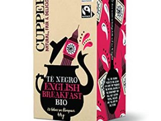 CUPPER Té Negro English Breakfast Bio, 20 Bolsas