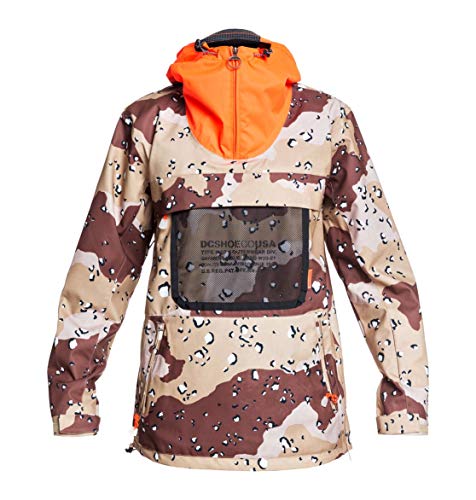 DC Shoes Asap - Chaqueta Shell Anorak Para Nieve Para Hombre Chaqueta Shell Anorak Para Nieve, Hombre, chocolate chip camo, M
