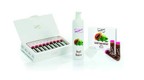 Depiléve Gold Concentrate Serum Inhibidor del Crecimiento del Vello 3 Ampollas de 10 ml - 30 ml
