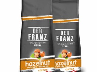 DER-FRANZ - Café aromatizado con avellana natural, molido, 500 g (paquete de 2)