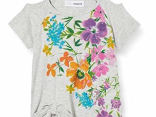 Desigual TS_edimburgo Camiseta, Gris (Gris Vigore Medio 2003), 152 para Niñas