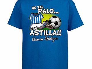 Diver Camisetas Camiseta de Tal Palo Tal Astilla de Málaga para Aficionado al fútbol - Azul Royal, XL