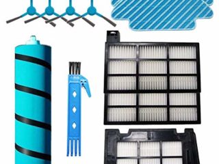 DOKKOO Recambios Accesorios para Cecotec Conga 4090 Robot Aspiradora, Material Premium 1 Cepillo Principal + 2 Mopas + 4 Cepillos Laterales +1filtros de Tanque de Agua+2 filtros de Caja de Polvo