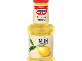DR. OETKER Aroma Natural de Limón de Sicilia | Aroma Natural Líquido de Limón Especial para Postres y Batidos - Envase de 35ml (Cantidad Aproximada para 10 Dosificaciones)
