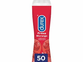 Durex Lubricante Sabor y Aroma Fresa de Base Agua - 50 ml