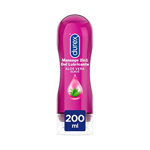 Durex Play Massage 2 en 1 Gel de Masaje & Lubricante Intimo con Aloe Vera 200 ml