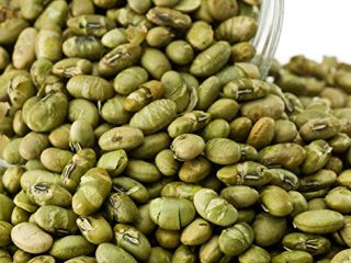 Edamame Tostado | Ligeramente salado | 1 Kg de Soja verde de origen natural |Con Sal | Deshidratado | IDEAL para Recetas | Sin Gluten | Veganos y Vegetarianos | Dorimed
