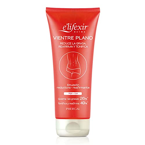 Elifexir Vientre Plano | Gel Reductor Abdomen | Crema Quemagrasas Reductora y Reafirmante Potente| Quema Grasas Adelgazante Mujer y Hombre | Con Cafeína y Centella Asiática - 200 ml