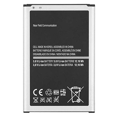 Ellenne - Batería compatible con Samsung Note 3 III B800BC de alta capacidad, 3200 mAh