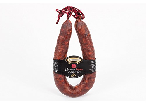 Embutidos Ezequiel Chorizo al Ajo Negro Picante Ezequiel 425 Gramos