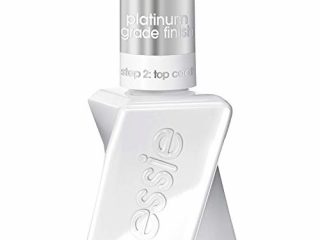 Essie, Esmalte de Uñas efecto Gel de Larga duración, de Secado rápido y permanente, Gel Couture, Pintauñas Tono: Transparente , 13.5 ml