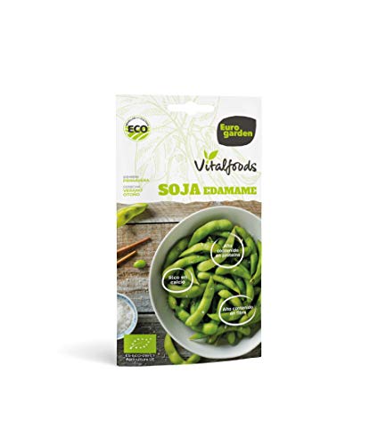 Eurogarden - Semillas Vitalfood para cultivar. Semillas sanas y naturales. (SOJA SUMMER SHELL EDAMAME VITALFOODS)