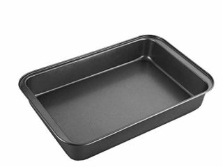 EUROXANTY® Bandeja de Horno | Bandeja de Horno Antiadherente | Bandeja de Acero al Carbono | Fácil Limpieza | Asados de Carnes y Pescados o lasañas y repostería | 37, 5 x 27, 5 cm