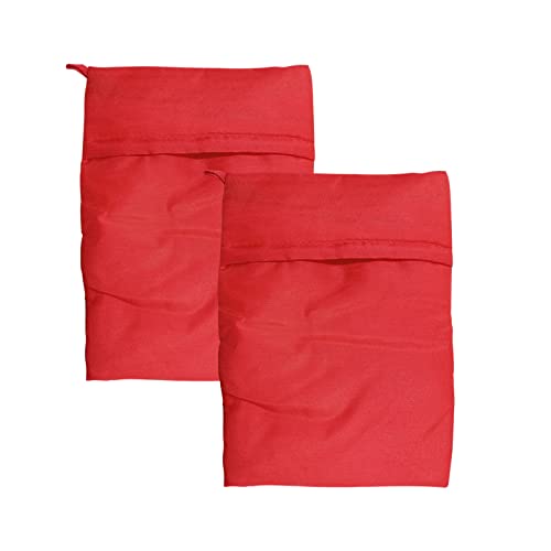 EUROXANTY Bolsa de asar patatas para microondas | Reutilizable | Óptima para lavadora | Listo en menos de 4 minutos | Color rojo | Muy fácil de usar | 2