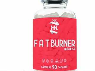 Fat Burner Advance, Potente Quemagrasas Abdominal. 90 Pastillas quemagrasas sin gluten I Para dietas de pérdida de peso y dietas Keto. 1 Mes de duración. Sin aditivos - Vegano - No GMO