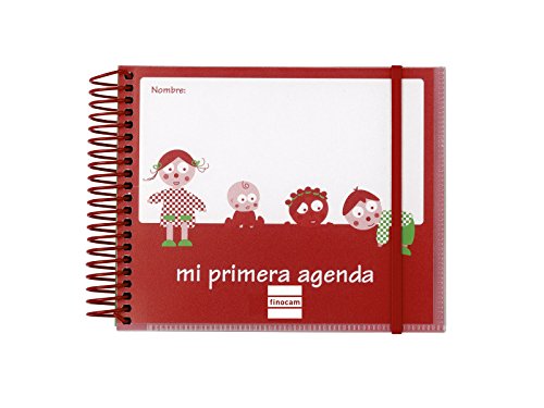 Finocam 153922 - Agenda infantil, no fechada, rojo (6316208)