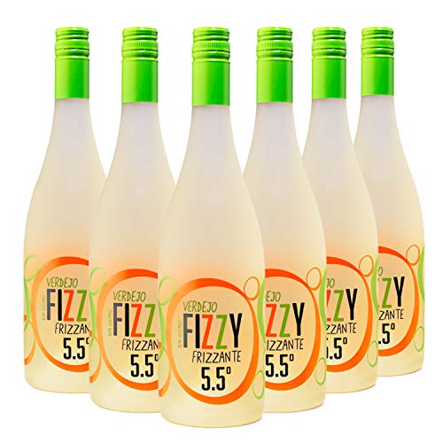 Fizzy Frizzante Verdejo - Vino Espumoso - Caja de 6 Botellas x 750 ml